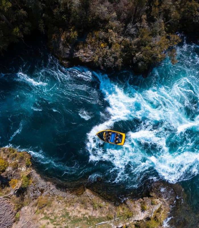 Huka falls jetboating.
