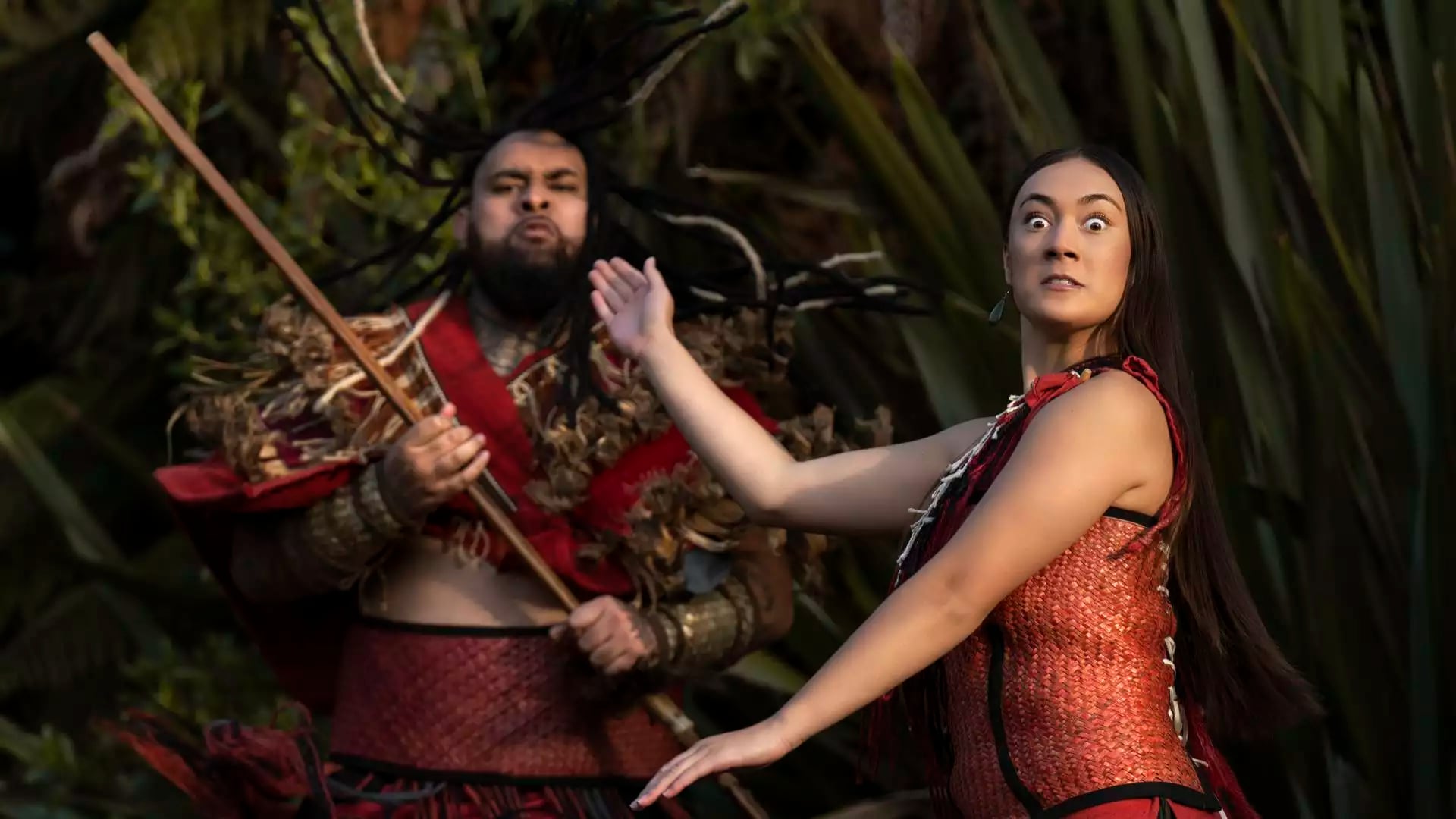 Kapa Haka performance at Te Pa Tu