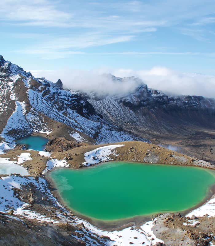 Emerald Lakes in Tongariro Crossing.